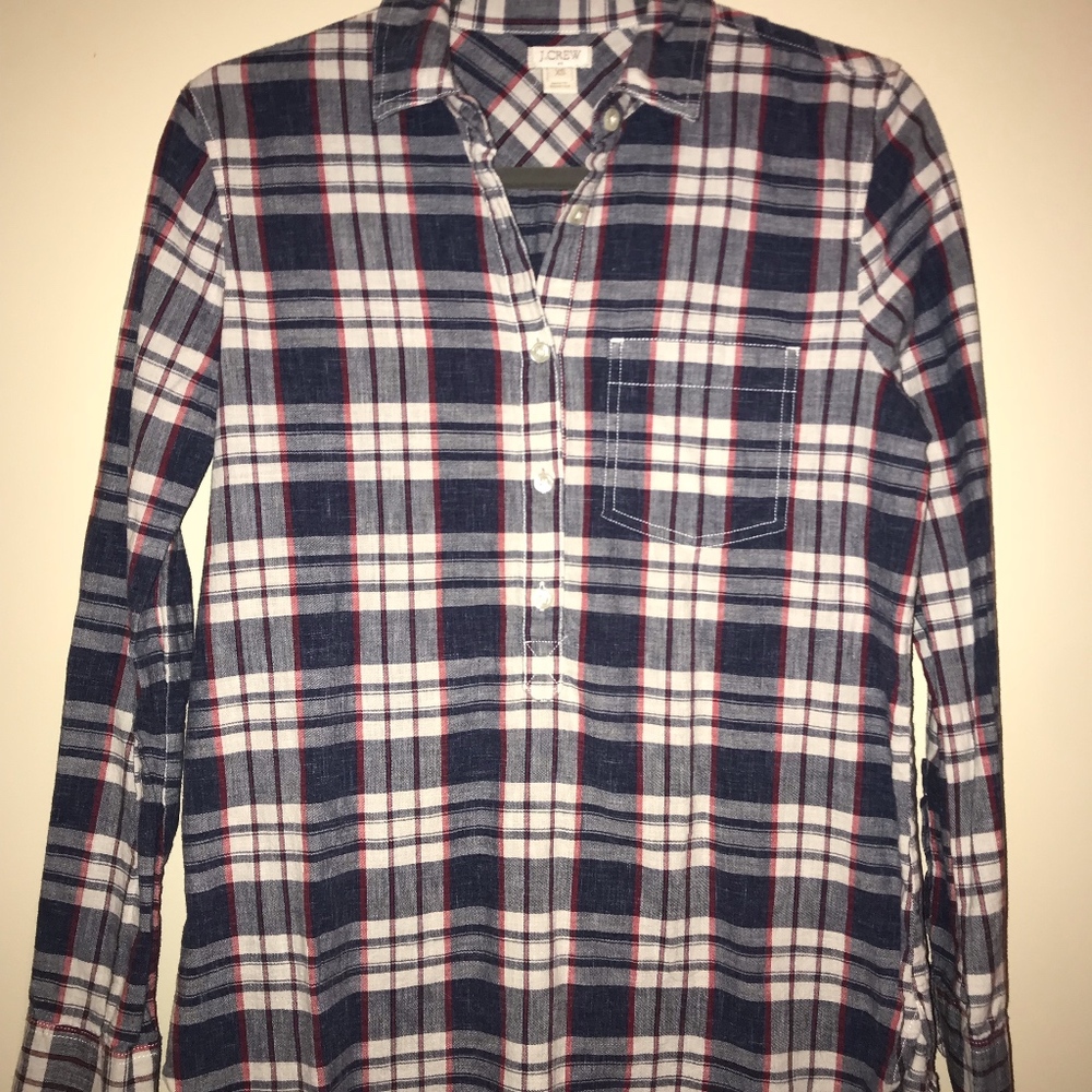 J. Crew Plaid Button Up